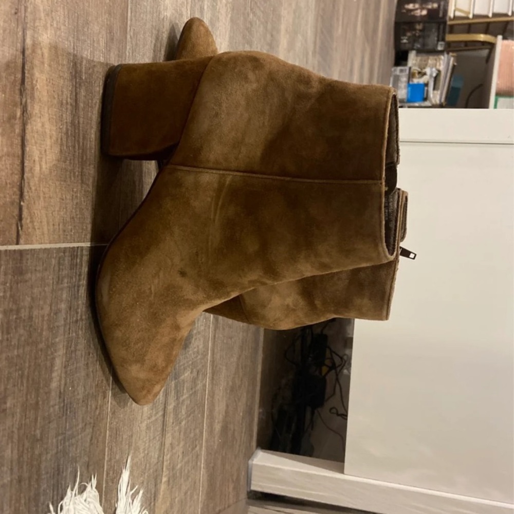 Steve Madden 5.5 brown booties worn 2 times